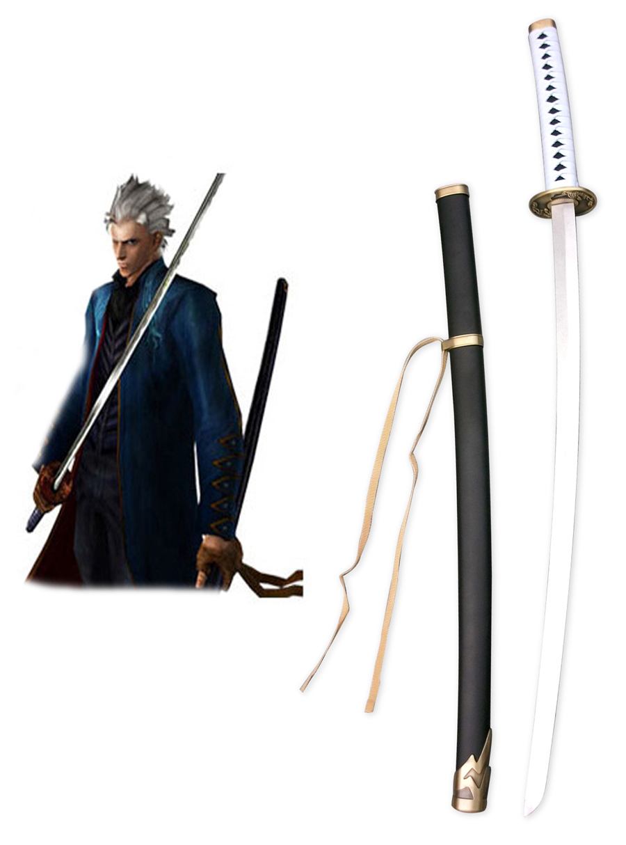 Devil May Cry 3 Dante's Awakening Vergil Yamato Cosplay Weapons